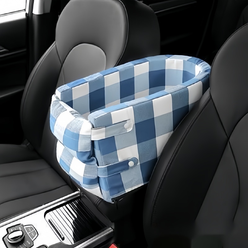 Cadeira de Carro para Pet | Assento Elevado para Cães e Gatos | Cesta de Viagem Antiderrapante