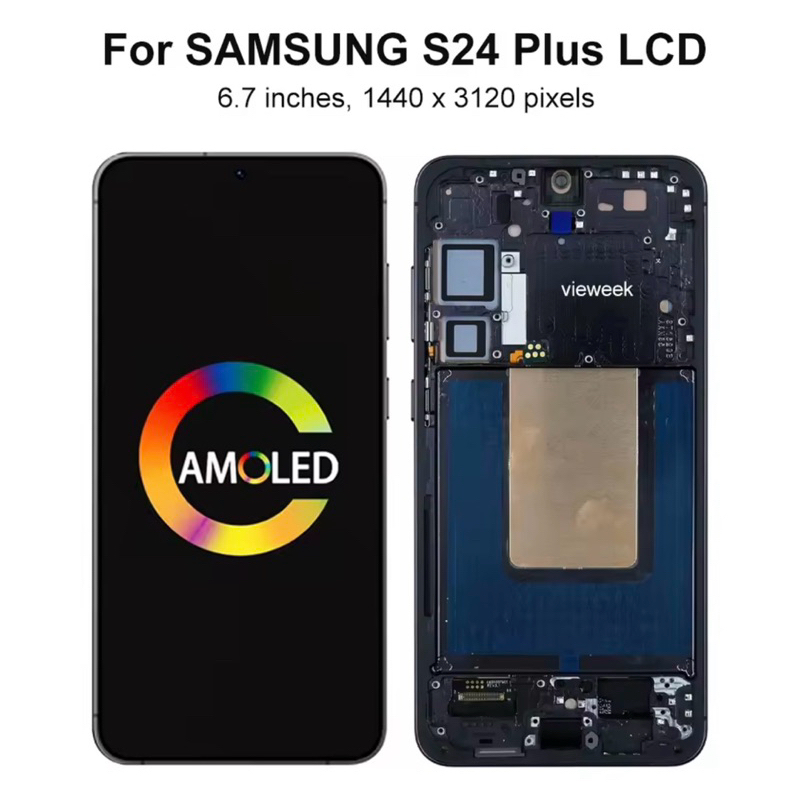 Tela Frontal Touch Display Compativel Samsung Galaxy S24 Plus S926B S926B/DS Amo