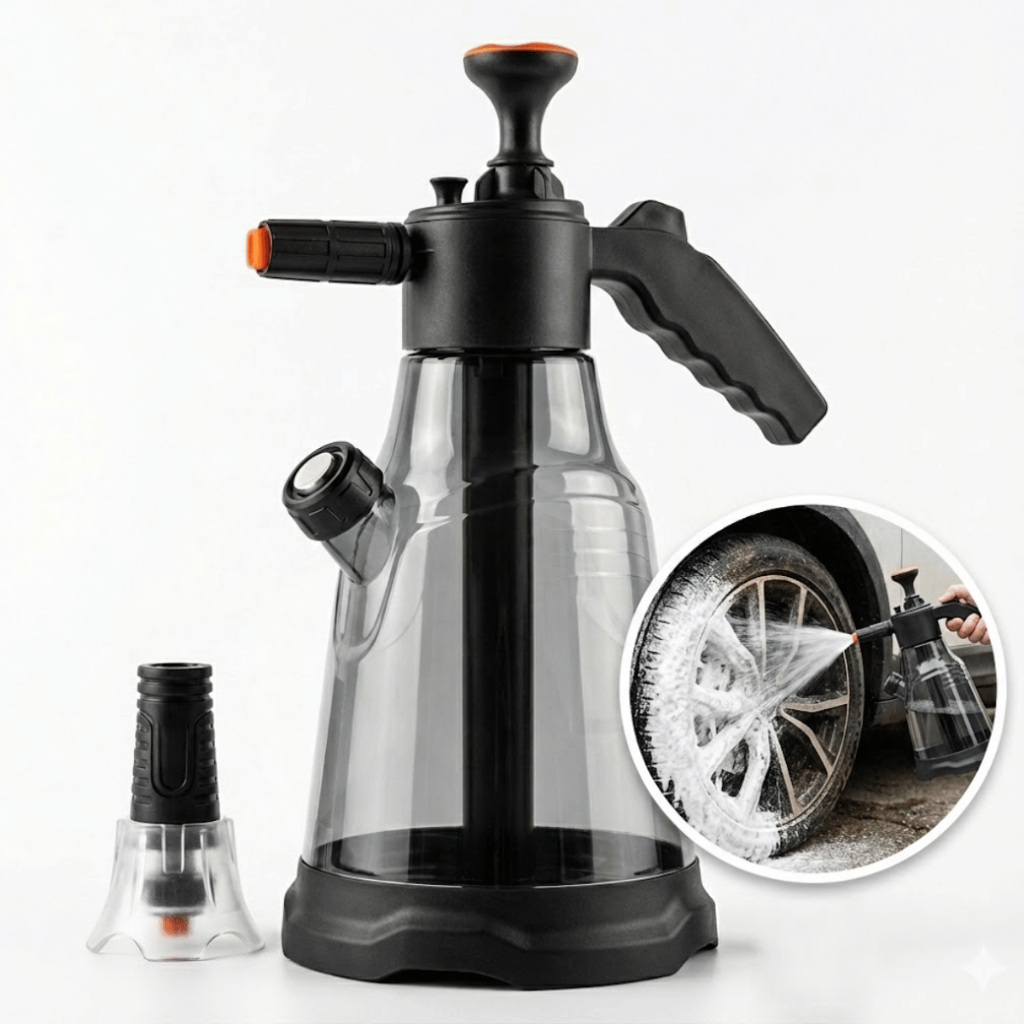 Pulverizador Manual 2,3L Alta Pressão Snow Foam Carro Jardim Borrifador