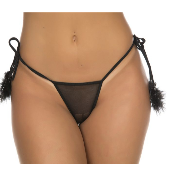 Calcinha Tanga Fio Dental Pompom Pimenta Sexy Mamãe Noel Natal em Oferta na Shopee