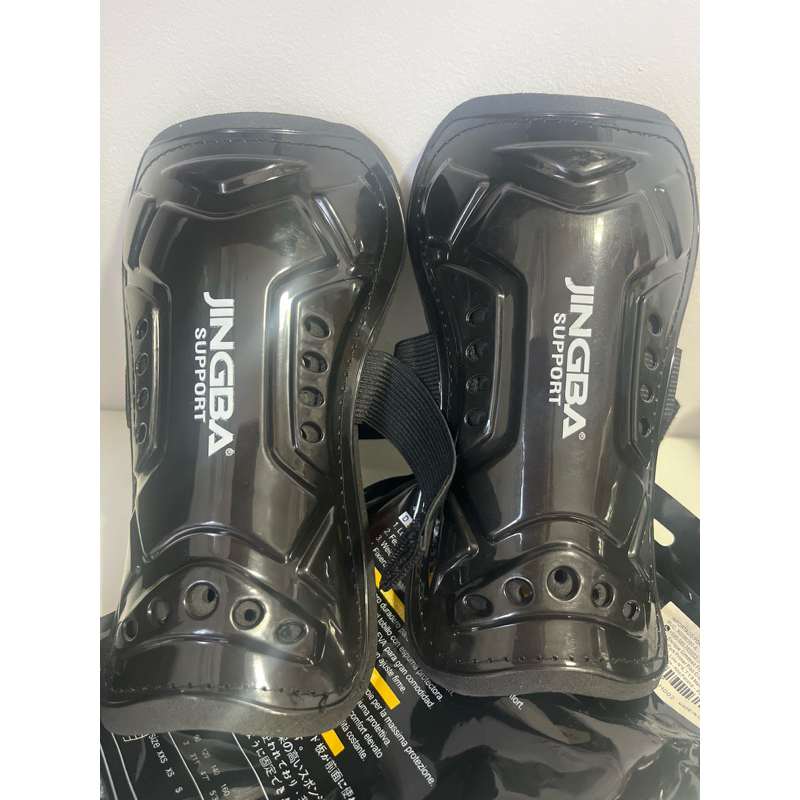 Caneleira Futebol Esportiva JingBa Support - Preto M