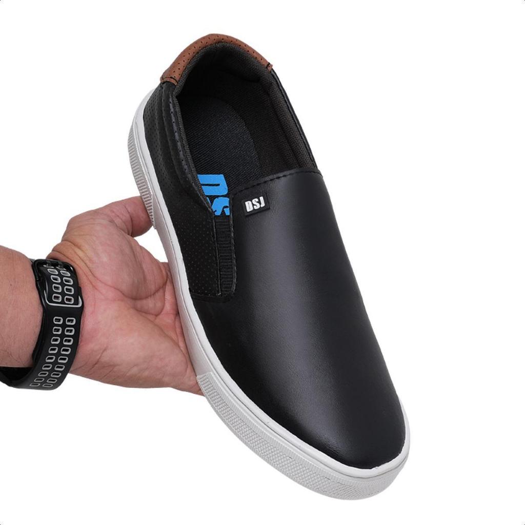 Sapatenis Mocassim Mule Slip On Masculino Tenis Casual Lançamento 2026
