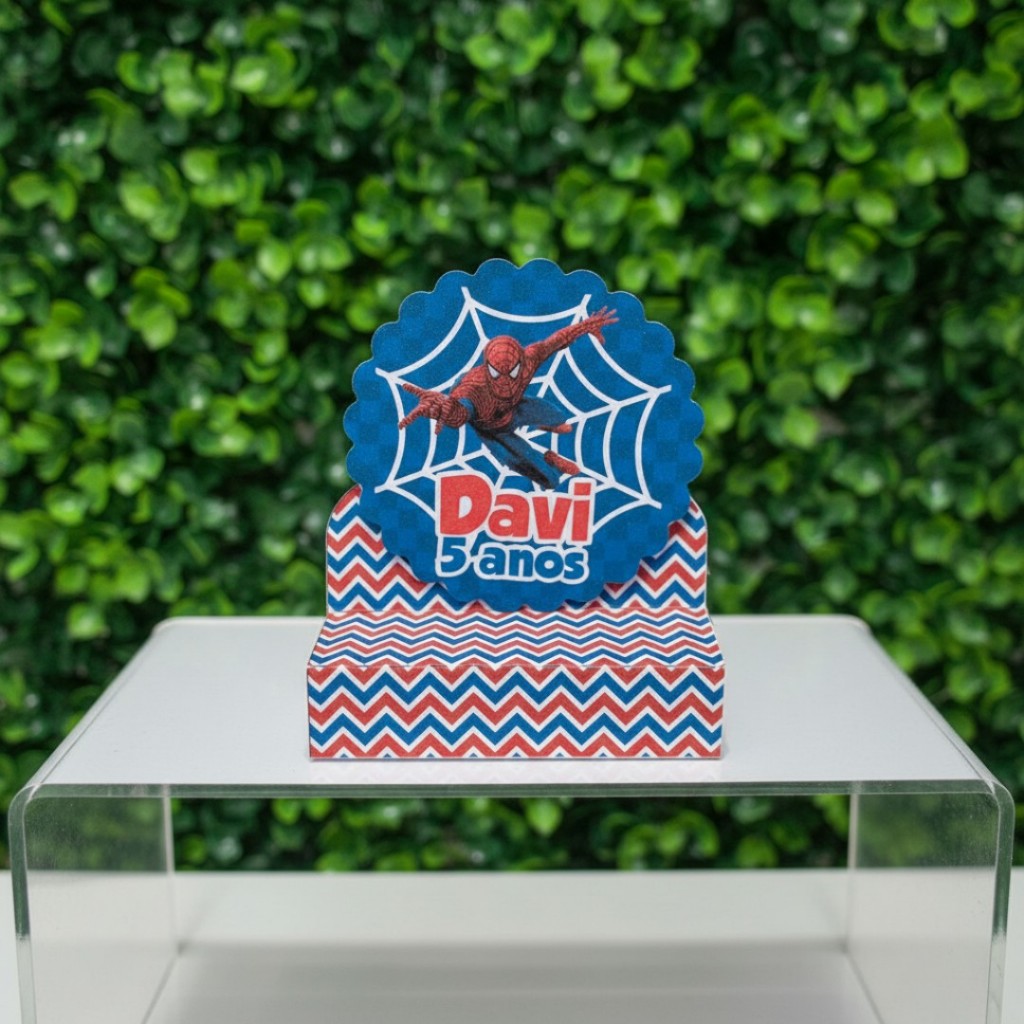 Lembrancinha Porta Bis Homem Aranha | Personalizados | kit festa | Aniversário