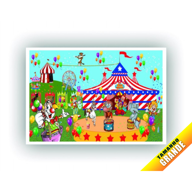 Ppel arroz Circo para bolo Grande 30x40cm de 7kg