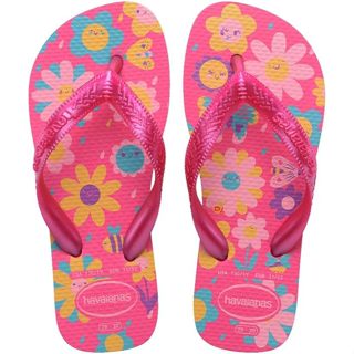 Chinelo Sandália Havaianas Kids Flores Infantil Original Confortável e Estilosa em Oferta na Shopee