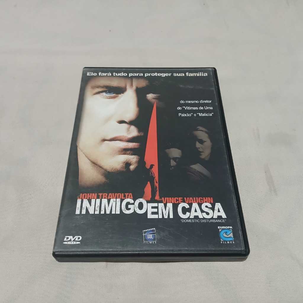 Dvd - Inimigo Em Casa - John Travolta - Vince Vaughn
