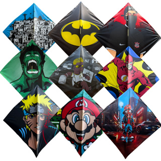 Raia Peixinho Pipa Papagaio Flechinha Plastico 38x38 Pacote Com 10, 20, 30 E  40 Unidades Sortidos em Oferta na Shopee