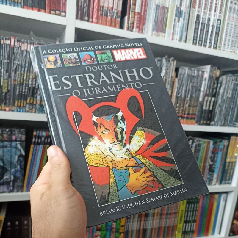Doutor Estranho - O Juramento HQ CAPA DURA SALVAT Graphic Novel luxo - Brian K Vaughan Marcos Martin Marvel Vingadores