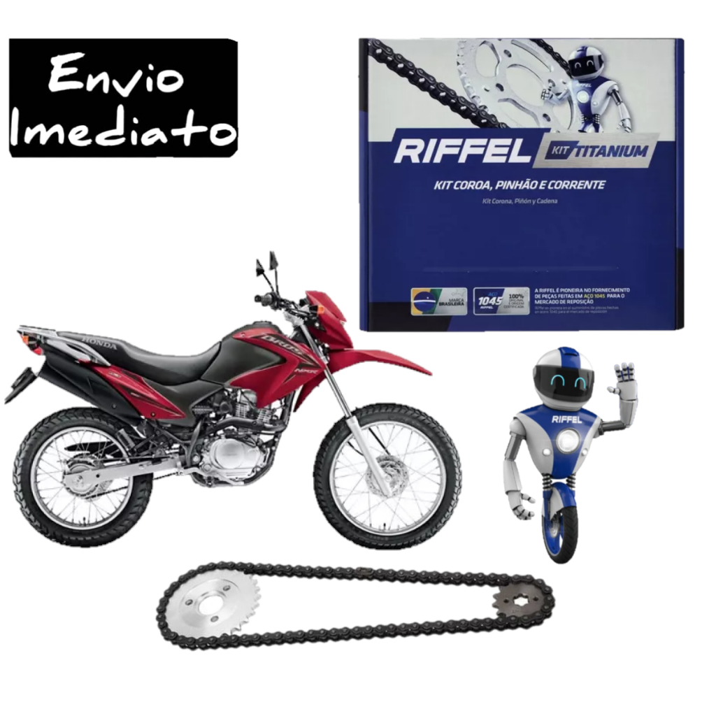 Kit Relação Nxr Bros 150 2012 2013 2014 Original Riffel em Oferta na Shopee