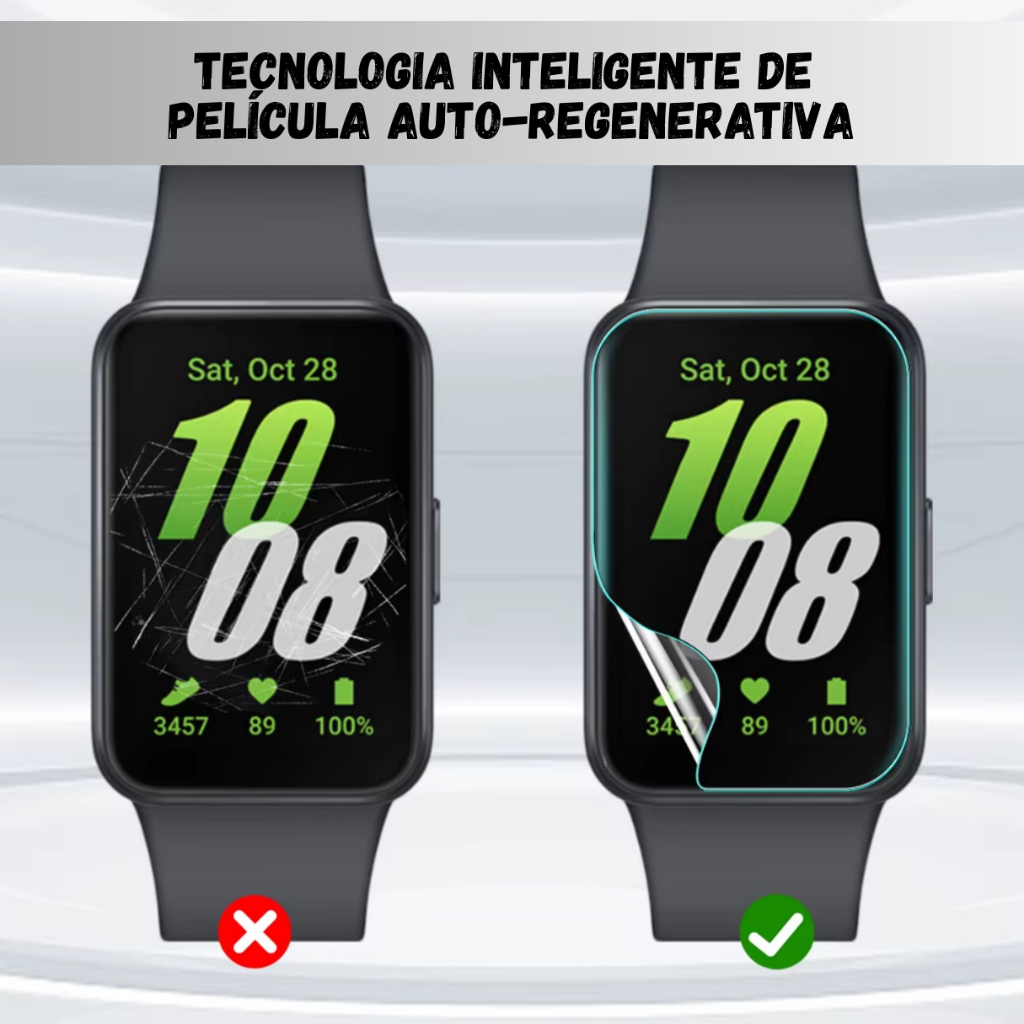 Películas Hidrogel Para Samsung Galaxy Fit 3, Protetor de Tela, Películas Fit 3 — imagem 2 de 2