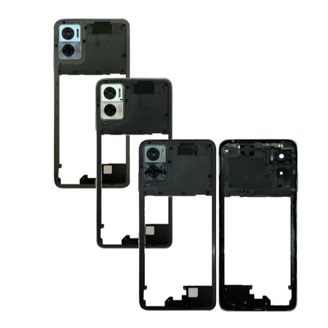 Carcaça Aro Lateral Moldura Botão Compatível Moto E22 Xt2239