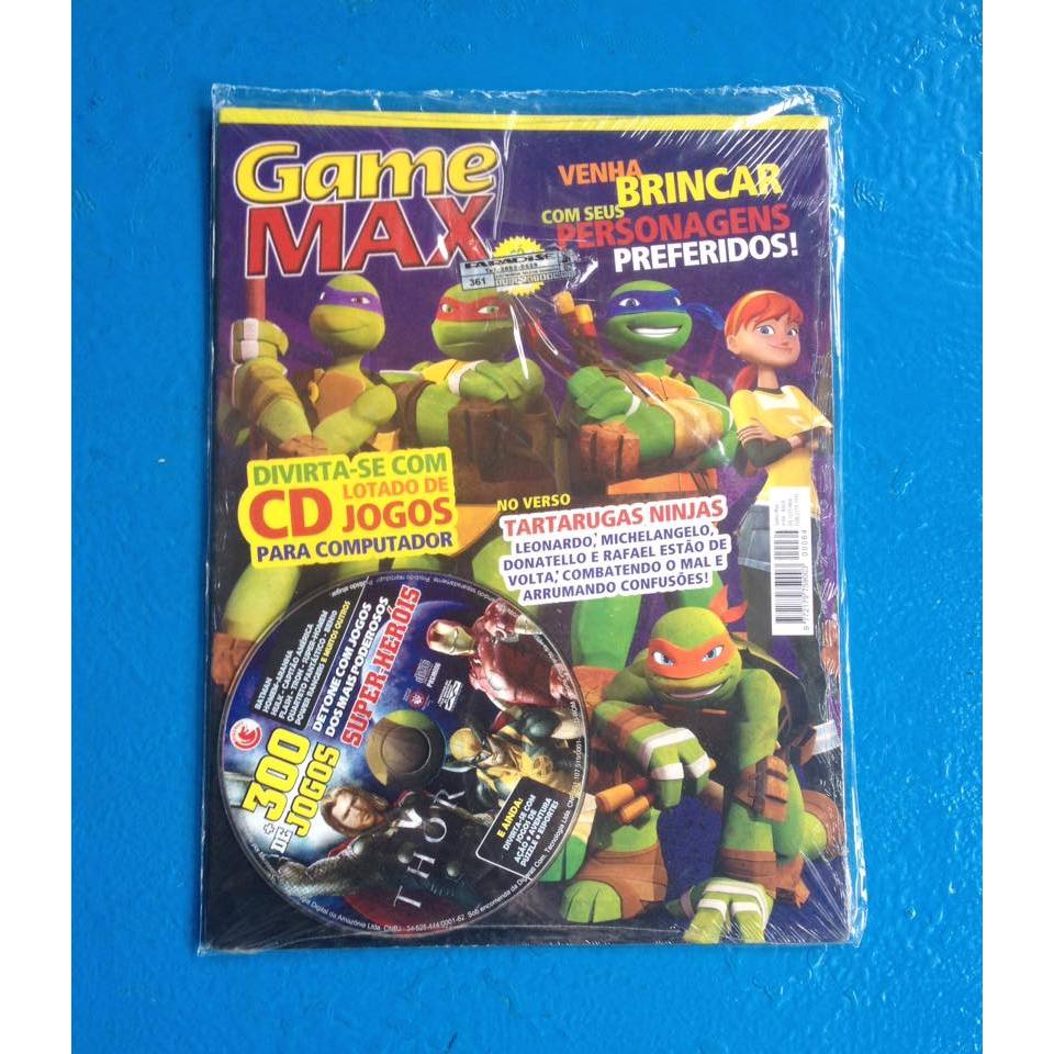 Cd De Jogos Game Max Diversos Jogos tartarugas ninjas e muito mais l15