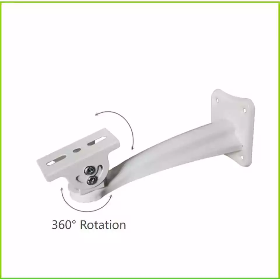 Suporte de Parede para Câmera e Projetor com Giro 360° Articulado Ajustável em Metal Reforçado