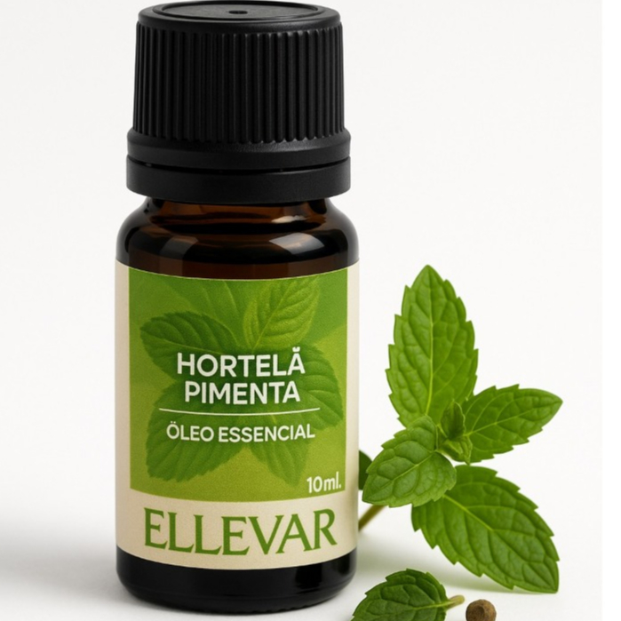 Óleo Essencial De Hortelã-Pimenta 100% Puro e Natural - 10ml