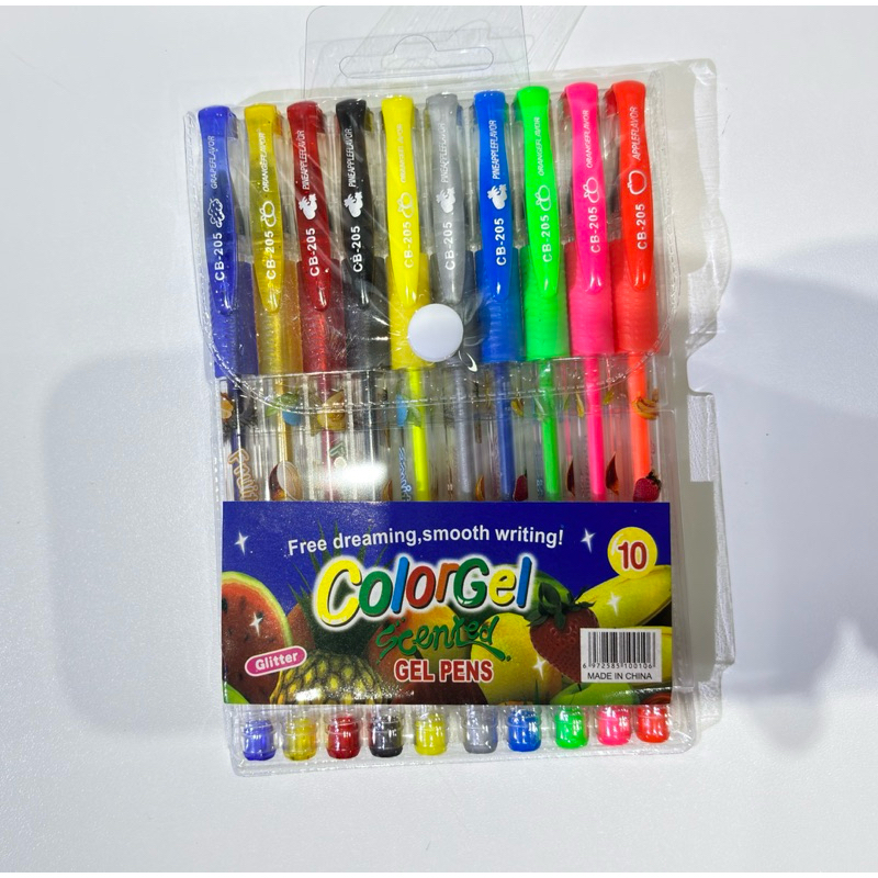 Canetas Gel ColorGel – Glitter & Aromatizadas | Kit com:10,12,24,36,48 e 60 cores.