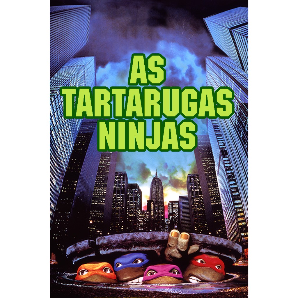 DVD As Tartarugas Ninja – 1990 – (Trial Áudio/Dublado) – 1080p HD POR 24.99