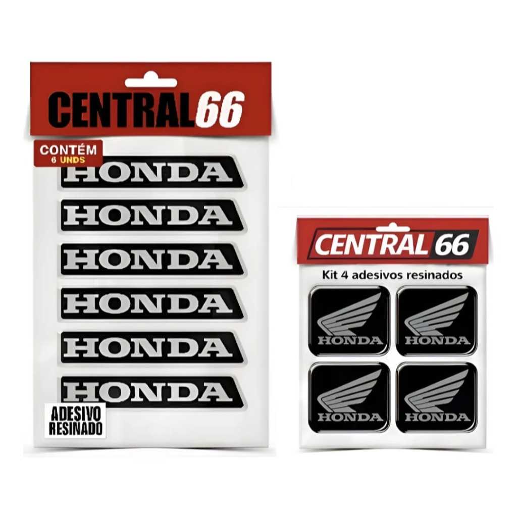 Kit Adesivos Emblema Painel Farol Frontal Honda Cb 300f Twister Resinado