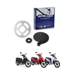 Kit Relação Biz 125 Biz 110i 2005 A 2025 Titanium Riffel
