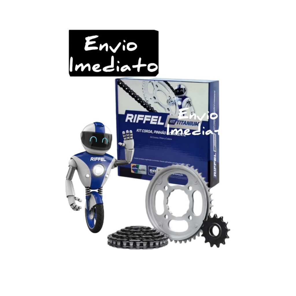 Kit Relação Transmissão Biz 125 /biz 110i Reforçado Aço 1045