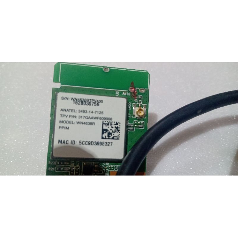 Placa de rede wifi tv philps 43pfg5100 wn4638