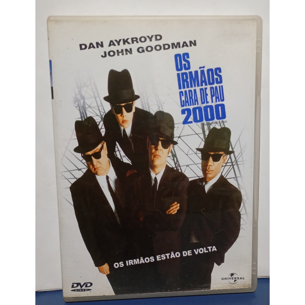 Os Irmãos Cara de Pau 2000 - Dan Aykroyd John Goodman - DVD Original