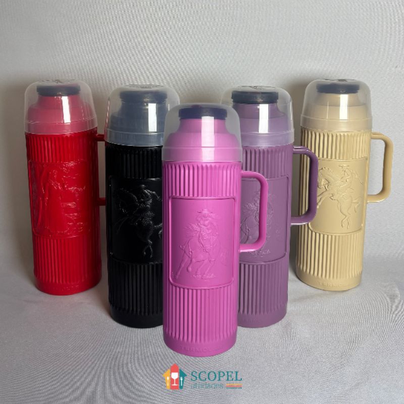 Garrafa Térmica 1 litro Termolar Chimarrita com ampola de vidro em Oferta na Shopee