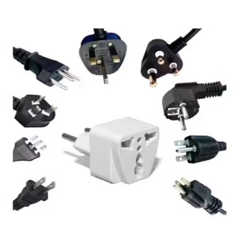 Adaptador Tomada Universal internacional Padrão Europeu EUA USA Uk Para Brasil