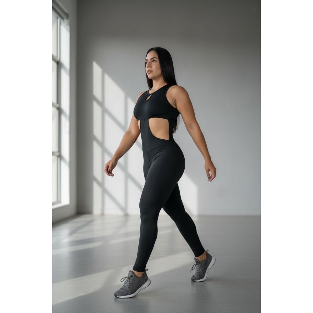 Macacão Longo Slim Fitness