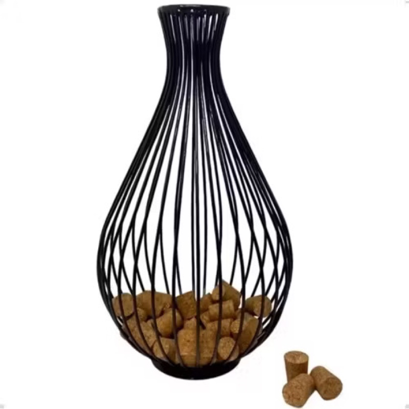 Porta Rolha Decorativo Garrafa Gota em Ferro para Rolhas de Vinho em Oferta na Shopee