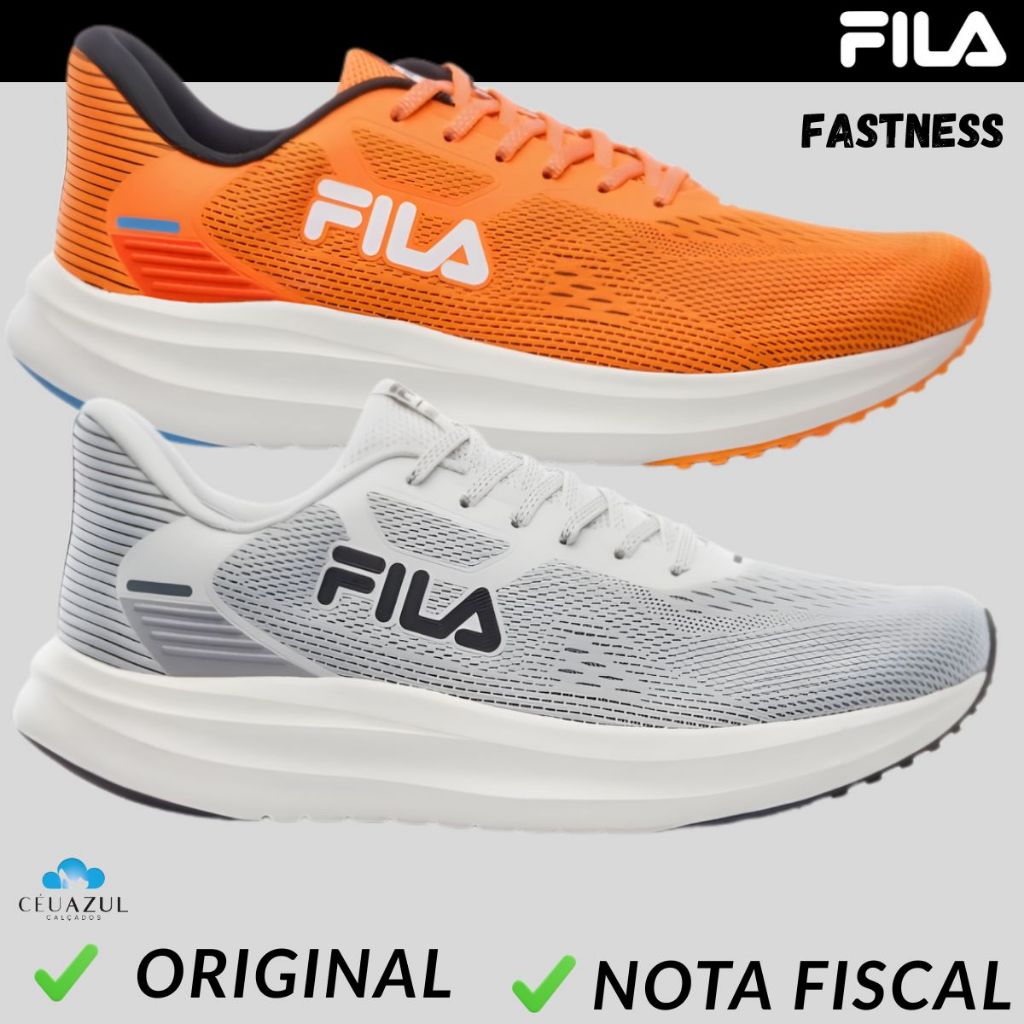 Tênis Fila Fastness Masculino Corrida Esportivo Original em Oferta na Shopee
