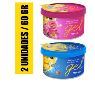 Kit com 2 Odorizantes Coala Gel – Aromas Floral e Marine | aromatizante Perfuma Ambientes em Oferta na Shopee