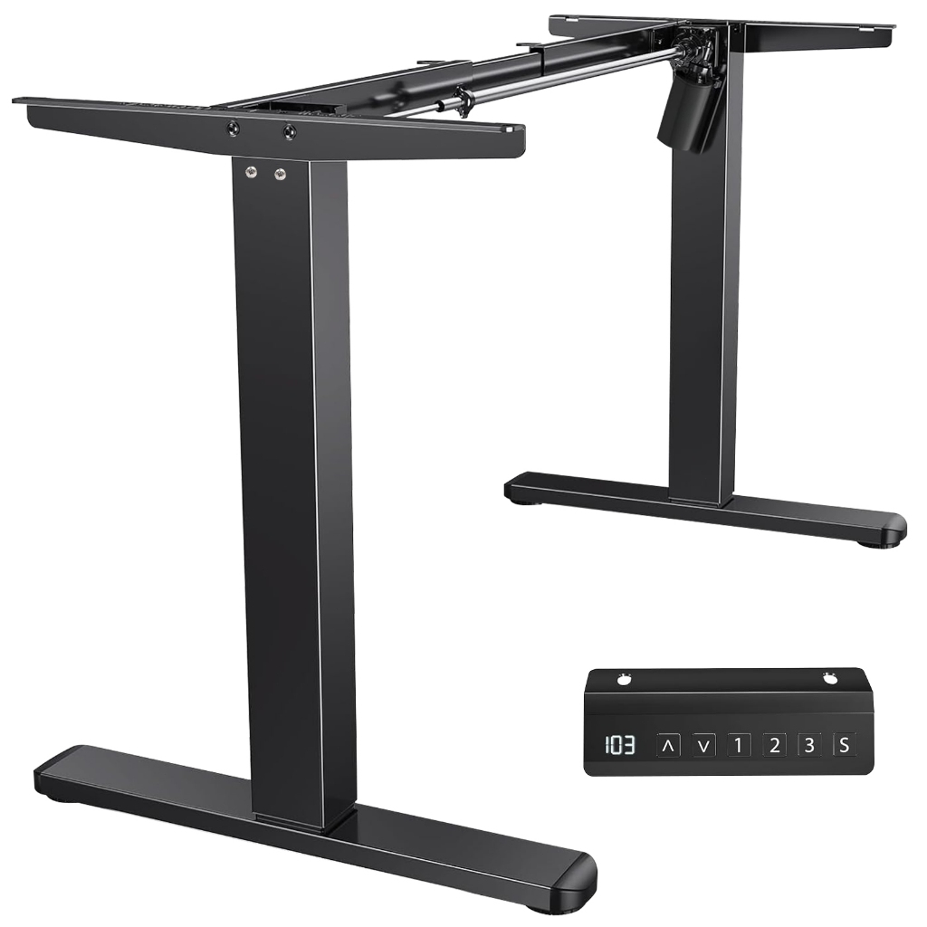 Mesa com Regulagem de Altura Elétrica Estrutura Mesa com regulagem eletrônica e memória | 72-120cm