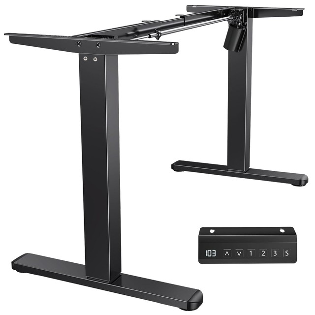 Mesa com Regulagem de Altura Elétrica Estrutura Mesa com regulagem eletrônica e memória | 72-120cm