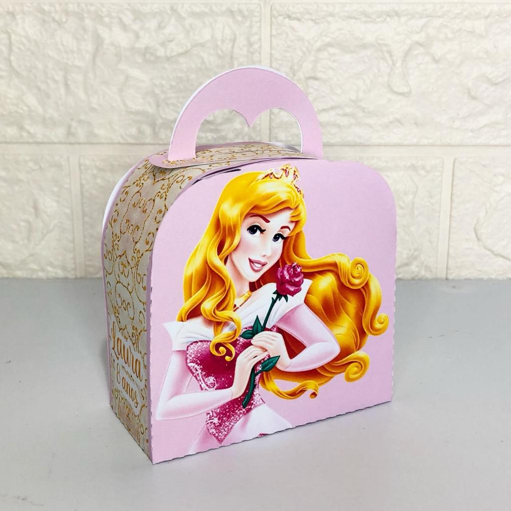 Lembrancinha Personalizada Kit Tema Princesa Aurora Bela Adormecida