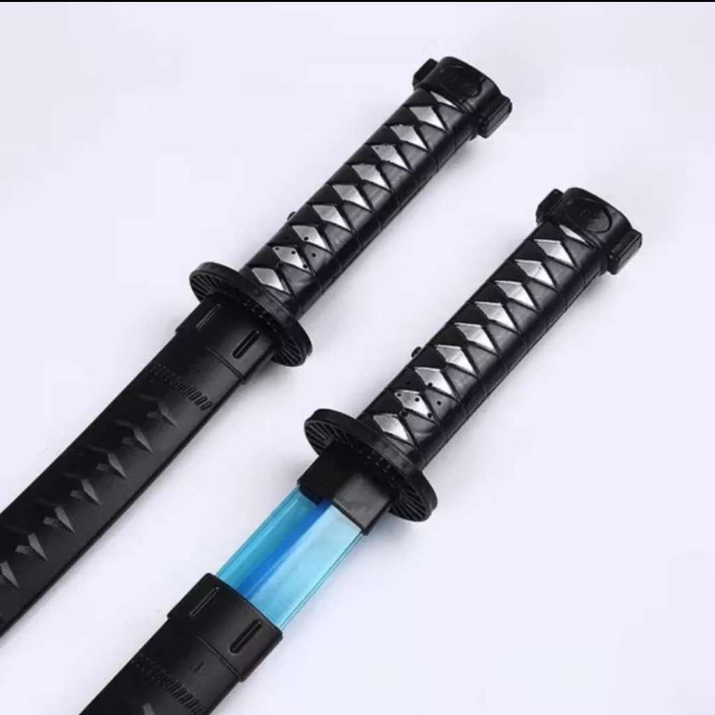 espada de brinquedo luz e som ninja samurai em Oferta na Shopee