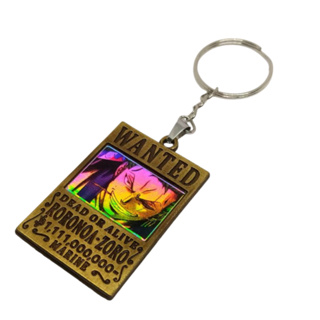 Chaveiro Cartaz Holográfico Procurado Zoro One Piece / Geek / Anime / Série / Netflix / Otaku em Oferta na Shopee