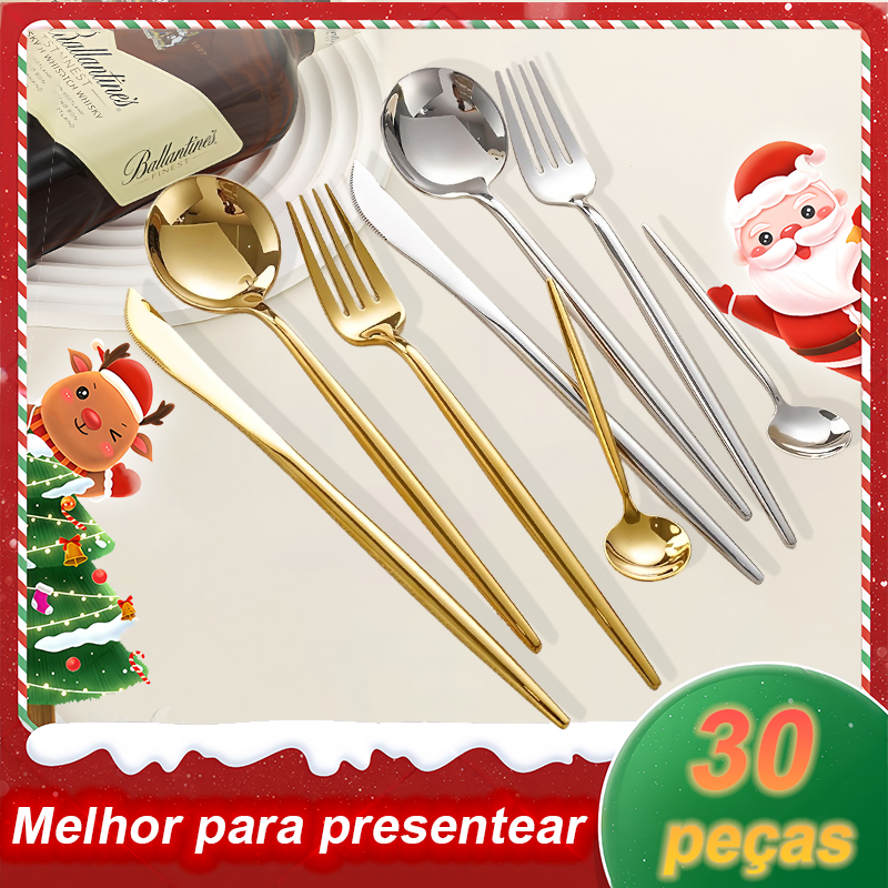 Pratos e Talheres de Natal: Onde Comprar | BuscaProdutos
