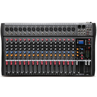 VEDO 16 Canais Mixer de Áudio Digital Console Interface Mixagem DJ Console USB MP3 Entrada de Computador Bivolt