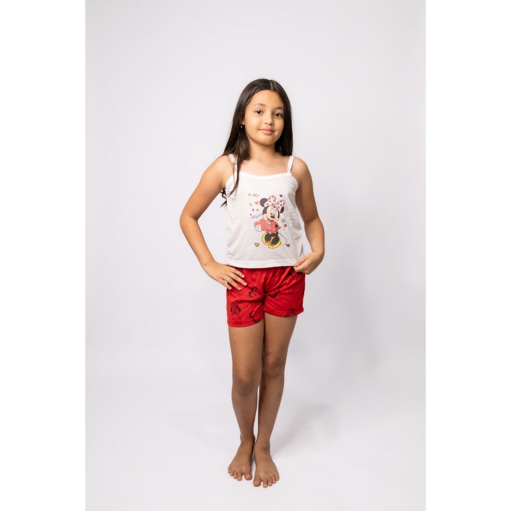 Baby Doll Infantil Estampado  Alça Menina
