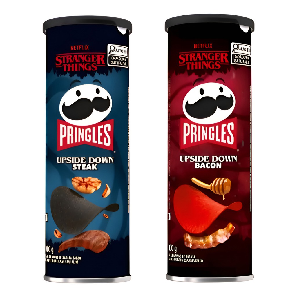 Kit 2 Salgadinho  Pringles Netflix Stranger Things Limited Upside Down EDIÇÃO LIMITADA Para  COLECIONADOR em Oferta na Shopee