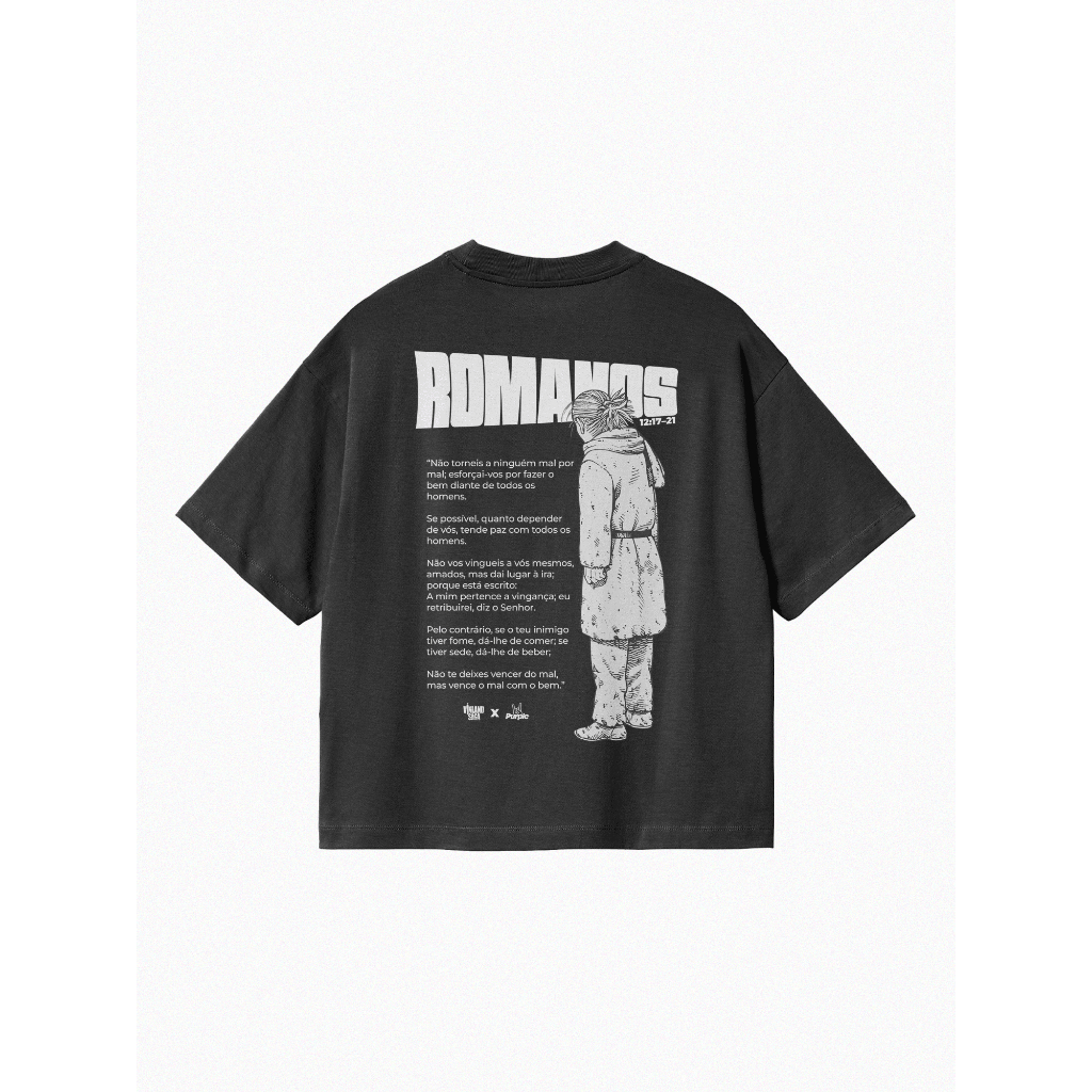 Camiseta Oversized Romanos em Oferta na Shopee
