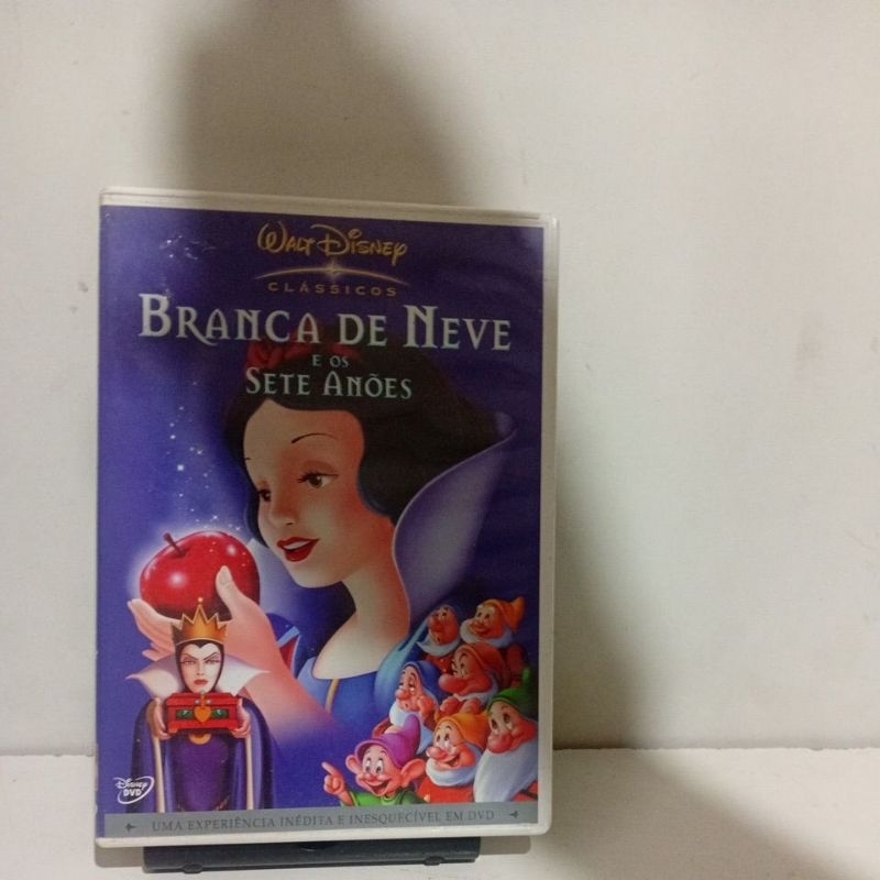 DVD Branca de Neve Original Disney – Primeira Tiragem • Raridade Colecionador • Nos Estado das Fotos