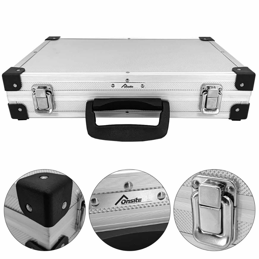 Maleta de Aluminio para Ferramentas  Pequena (sem Chave) - Onsite em Oferta na Shopee