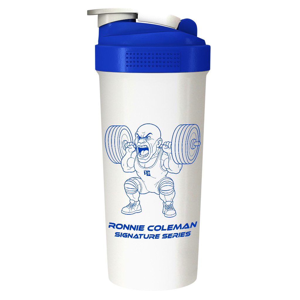 Coqueteleira Academia Garrafa Squeeze 600ml Shaker Ronnie Coleman em Oferta na Shopee