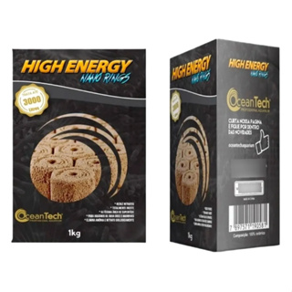 Mídia Biológica Oceantech Nano Rings High Energy Trata 3000 em Oferta na Shopee