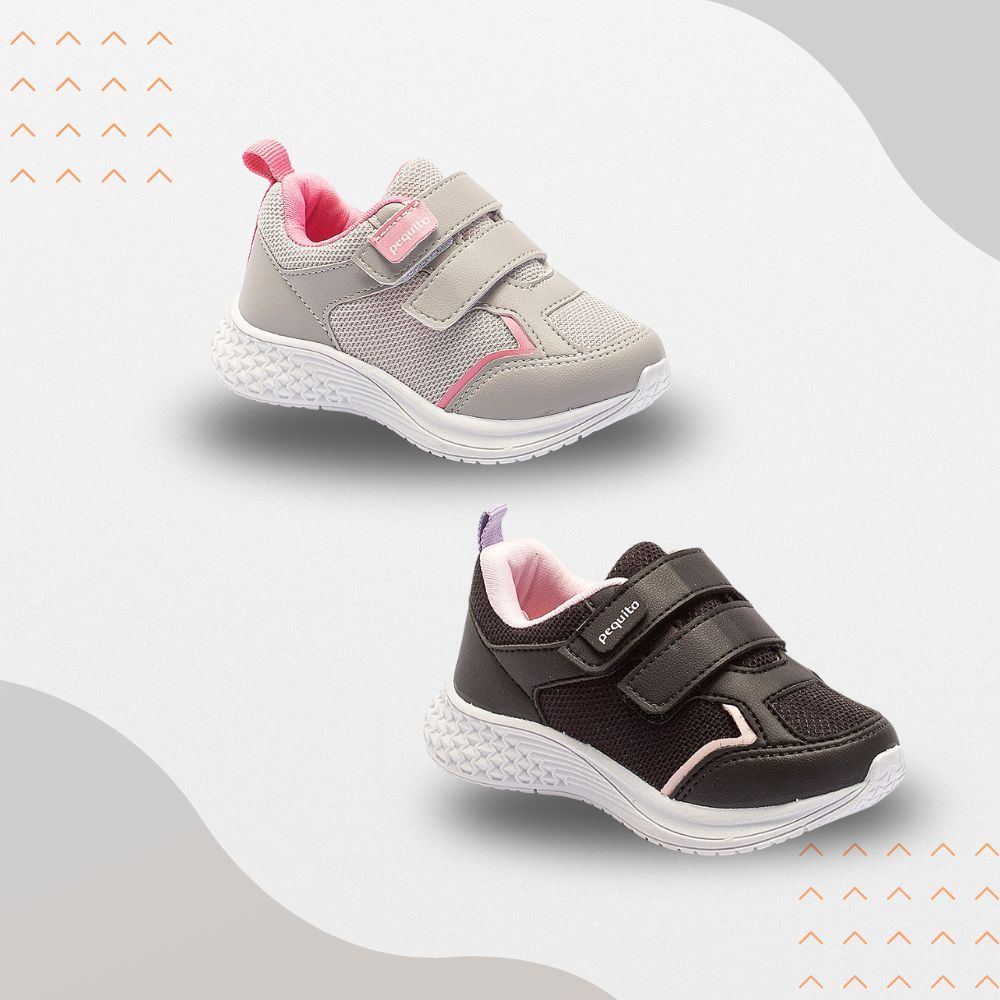 Tênis Infantil Menina Volta às Aulas Jogging Casual Confortável em Oferta na Shopee