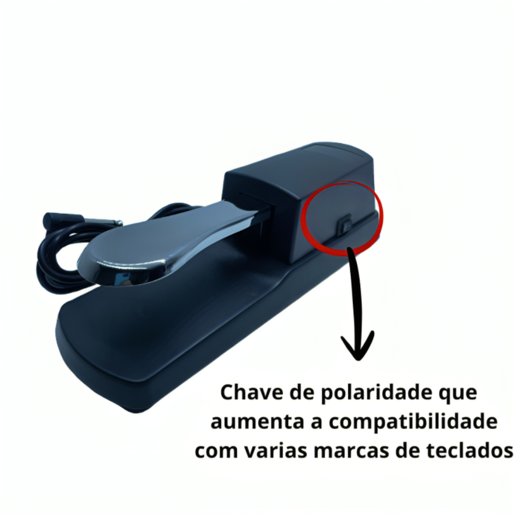 Pedal Sustain Teclado Universal Yamaha Roland casio Durável Resistente Marques