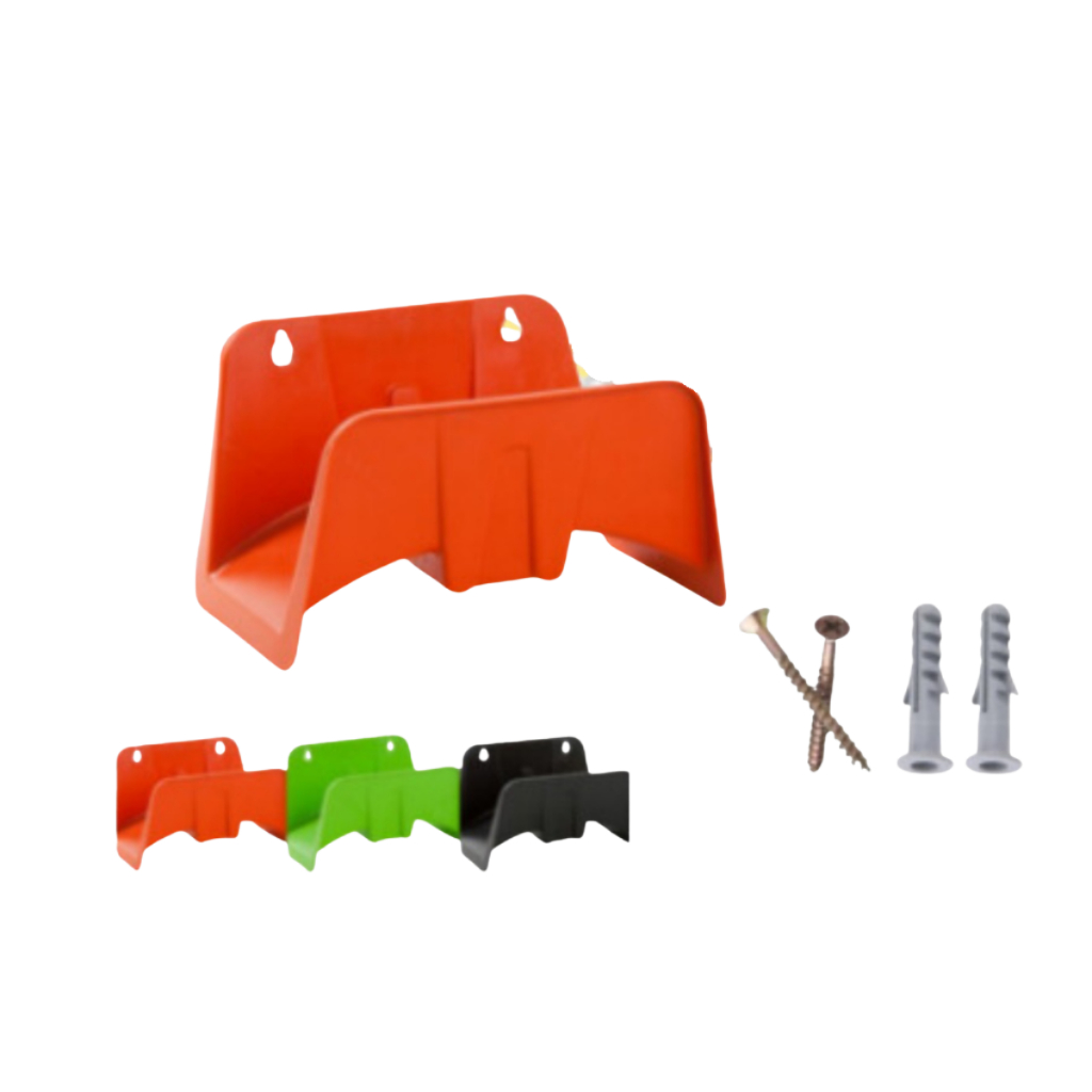 Suporte Mangueira + Parafusos e Buchas, Jardim, Gramado Quintal Lavação Plástico Enrolar Parede em Oferta na Shopee