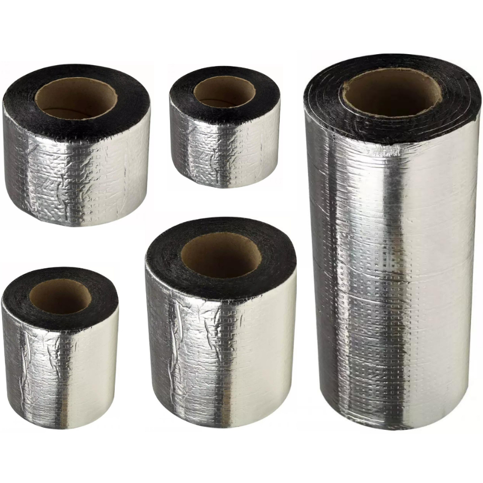 Fita Alumínio Manta Asfaltica Auto Adesiva Impermeabilizante Multiuso Reparos Tapa Goteiras c/ 10mts em Oferta na Shopee