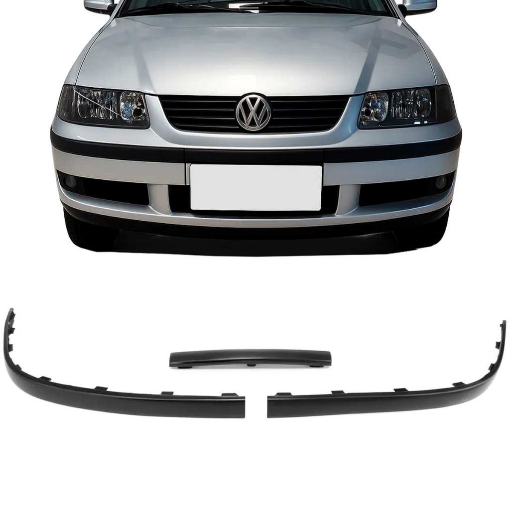 Kit Friso Parachoque Gol G3 2000 A 2004 Dianteiro Esquerdo Central e Direito